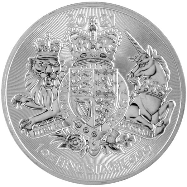 1 Oz Silber - Großbritannien - Royal Arms 2021