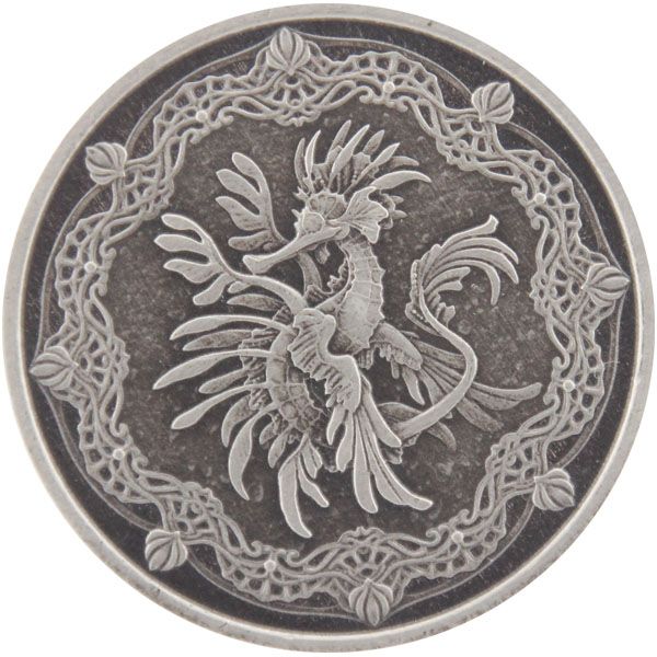1 Oz Silber - Samoa - Seepferdchen 2022 Antique finish