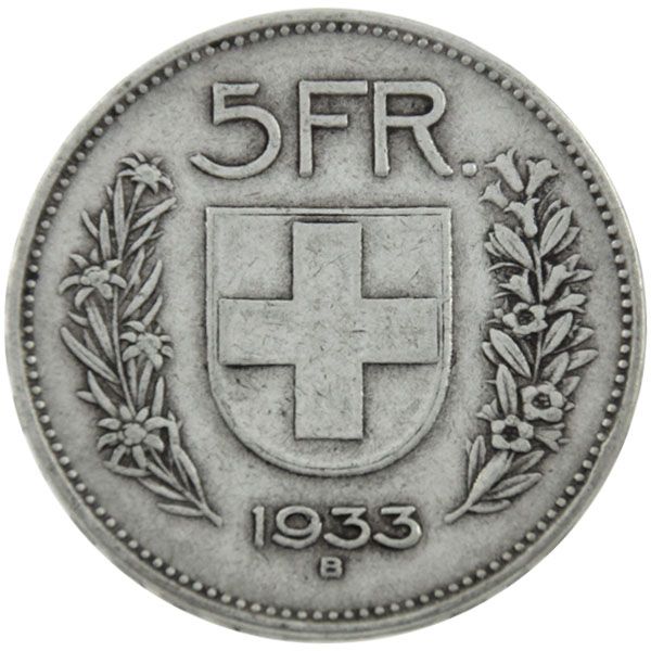 Schweiz - 5 Franken Silbermünze 1931-1967 (Silber 835)