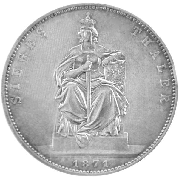 Siegestaler - Wilhelm I. (Preußen) 1871 A