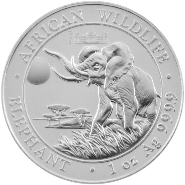 1 Oz Silber - Somalia - Elefant 2016 - Privy WMF