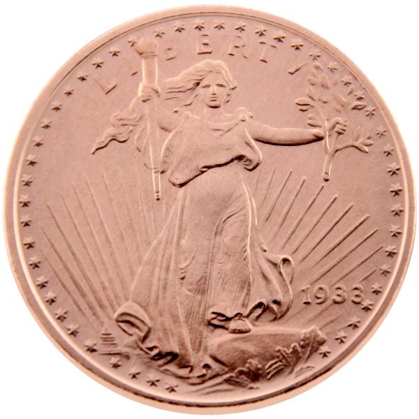 1 AVDP Unze Kupfer - St. Gaudens