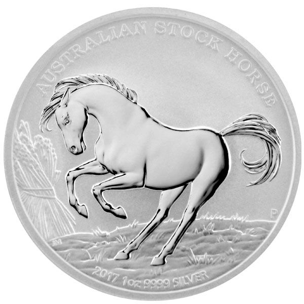 1 Oz Silber - Australien - Stock Horse 2017