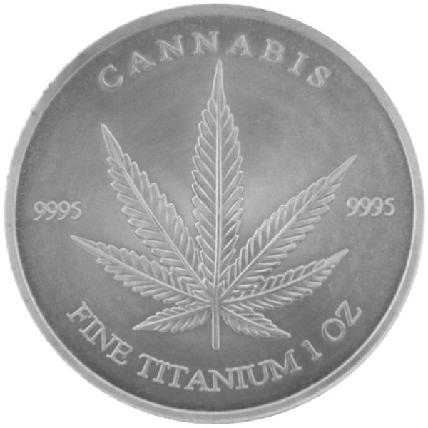 1 Unze Titan - Medaille: Cannabis