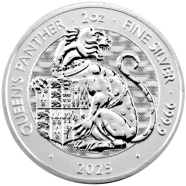2 Oz Silber - Großbritannien - Royal Tudor Beasts: Queen's Panther 2025
