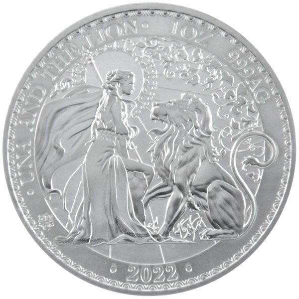 1 Oz Silber - St. Helena - Una and the Lion 2022