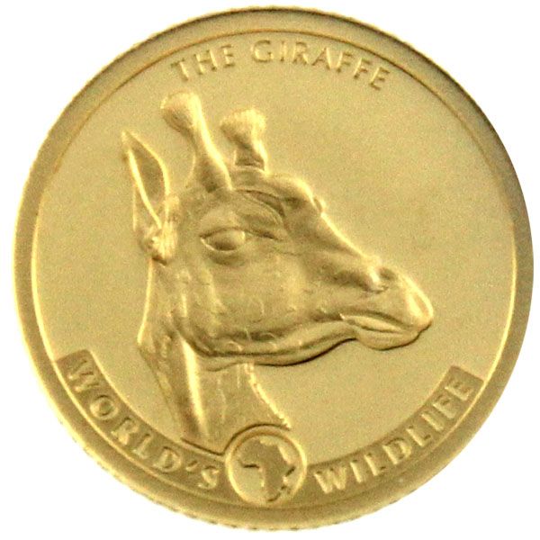 0,5g Gold - Kongo - World's Wildlife: Giraffe 2019