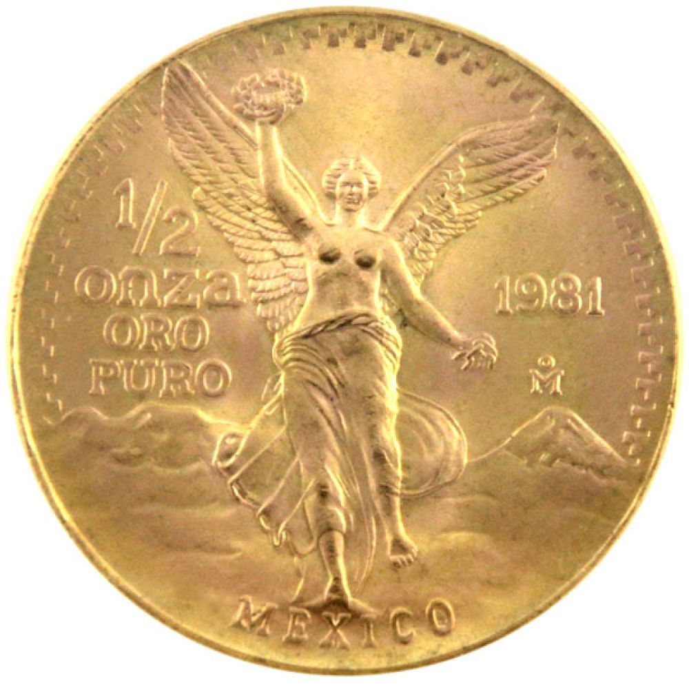 1/2 Oz Gold - Mexiko - Libertad 1981
