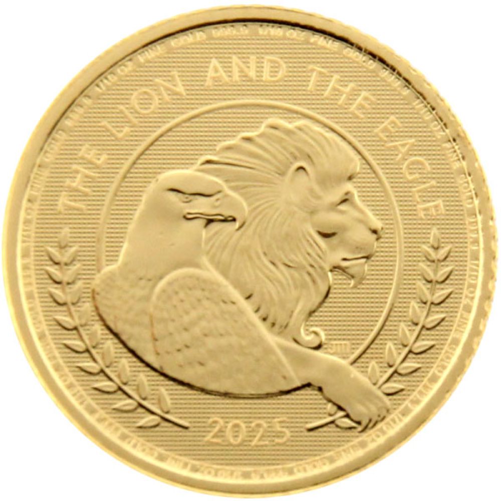 1/10 Oz Gold - Großbritannien - The Lion and The Eagle 2025
