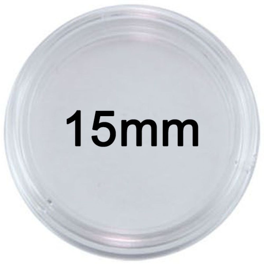 10er-Pack Leuchtturm Münzkapseln 15mm