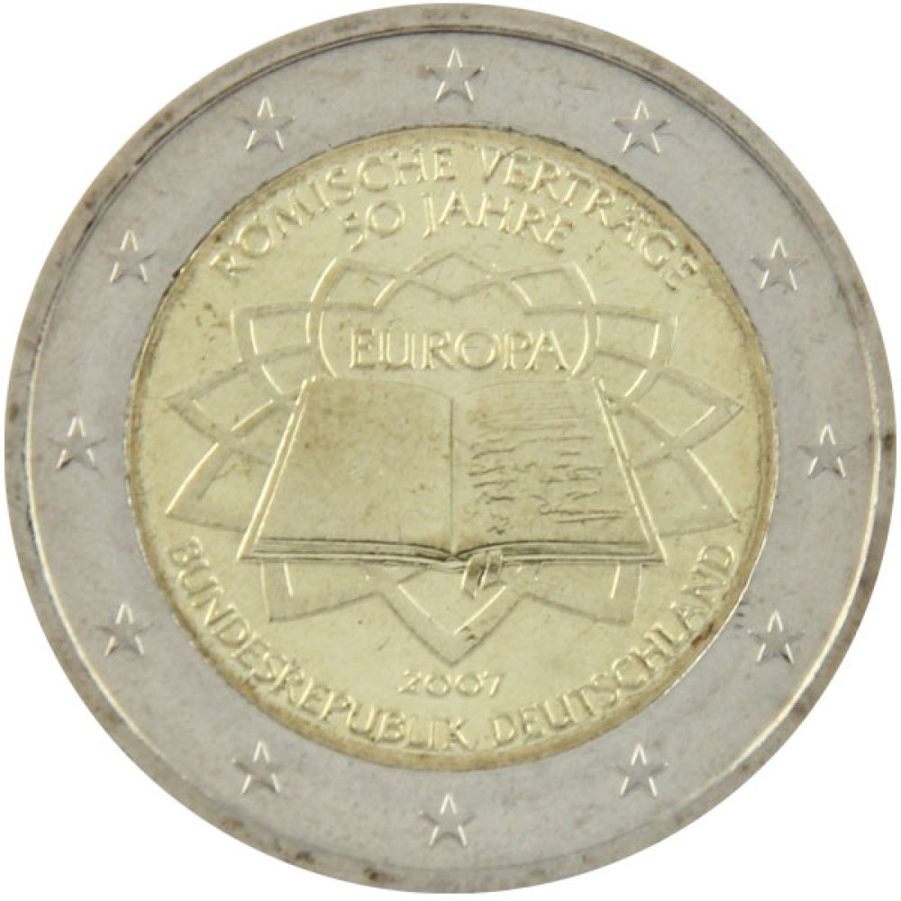 Piece De 2 Euros Romische Vertrage 2007