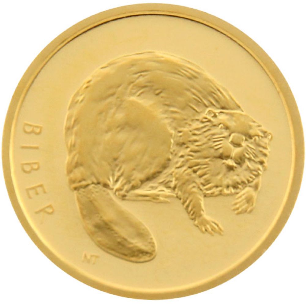 1/8 Oz Gold - 20 Euro Deutschland 2024 - Rückkehr der Wildtiere: Biber
