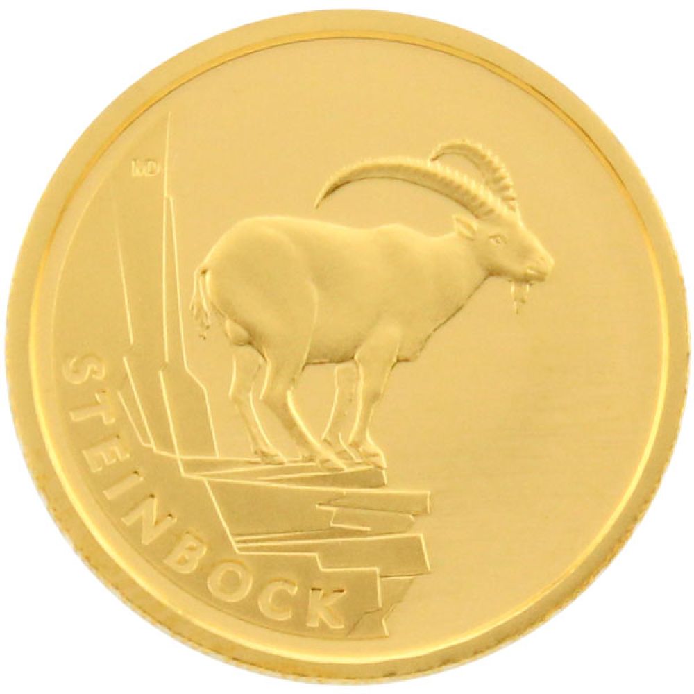 1/8 Oz Gold - 20 Euro Deutschland 2023 - Rückkehr der Wildtiere: Steinbock