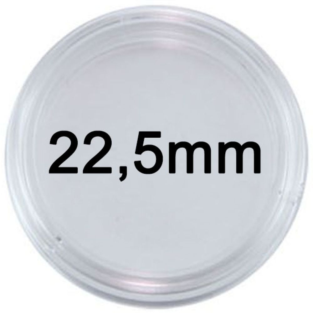 10er-Pack Leuchtturm Münzkapseln 22,5mm