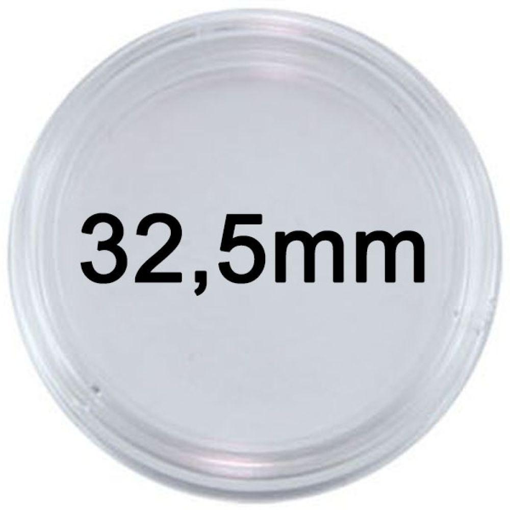 10er-Pack Leuchtturm Münzkapseln 32,5mm