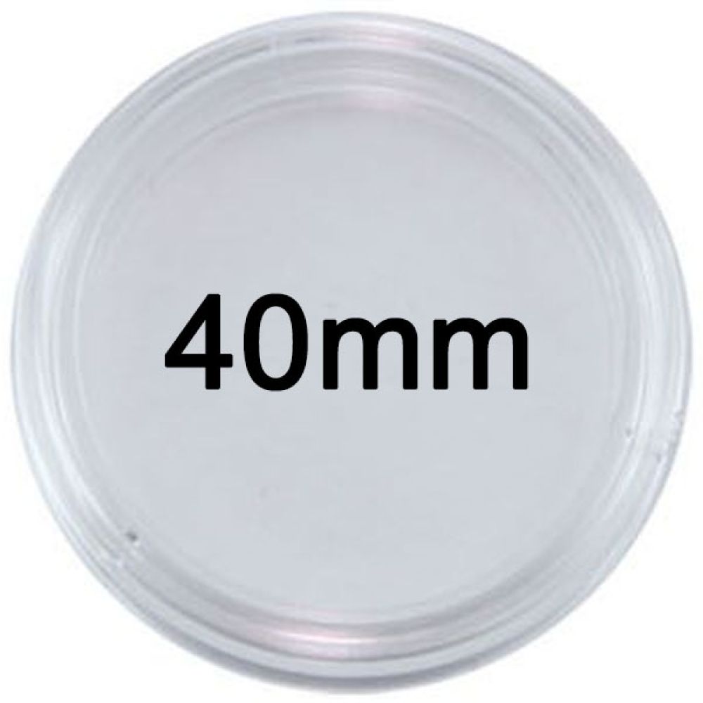 10er-Pack Leuchtturm Münzkapseln 40mm