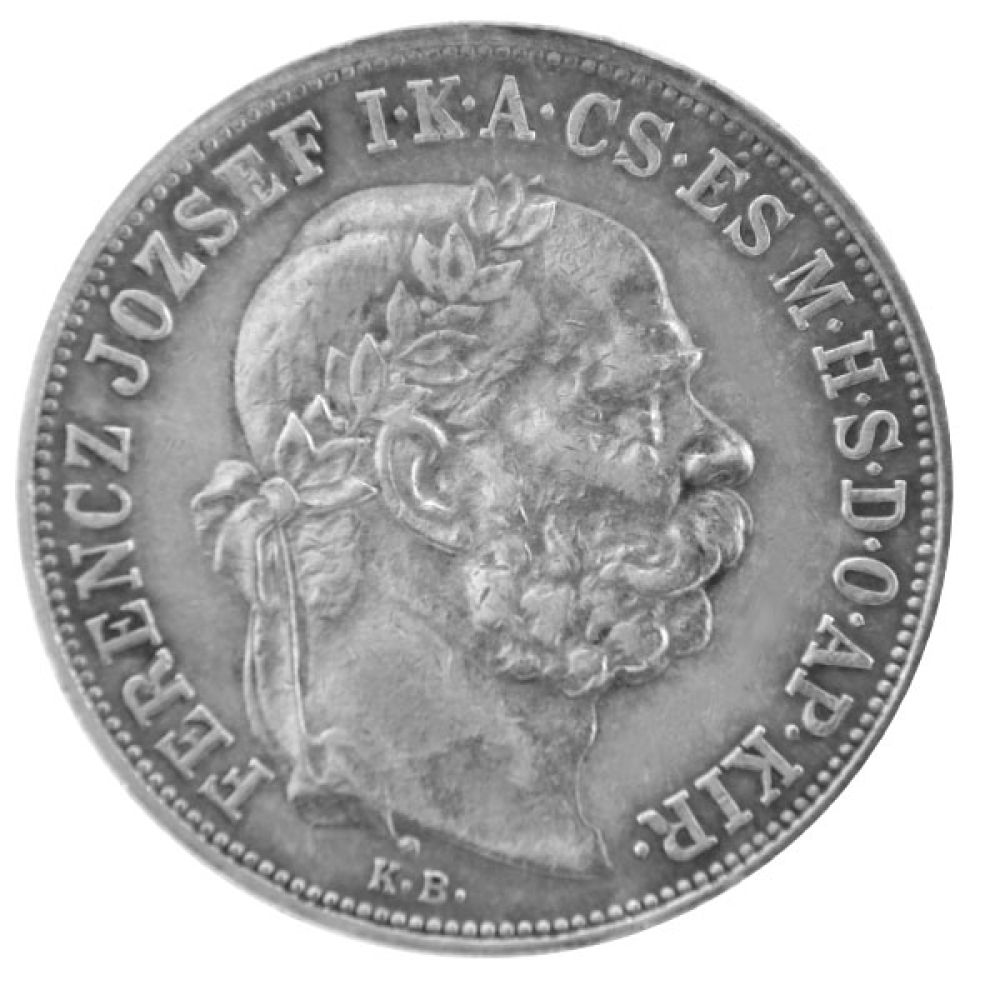 5 Kronen Silbermünze - Österreich / Ungarn - Kaiser Franz Josef I.