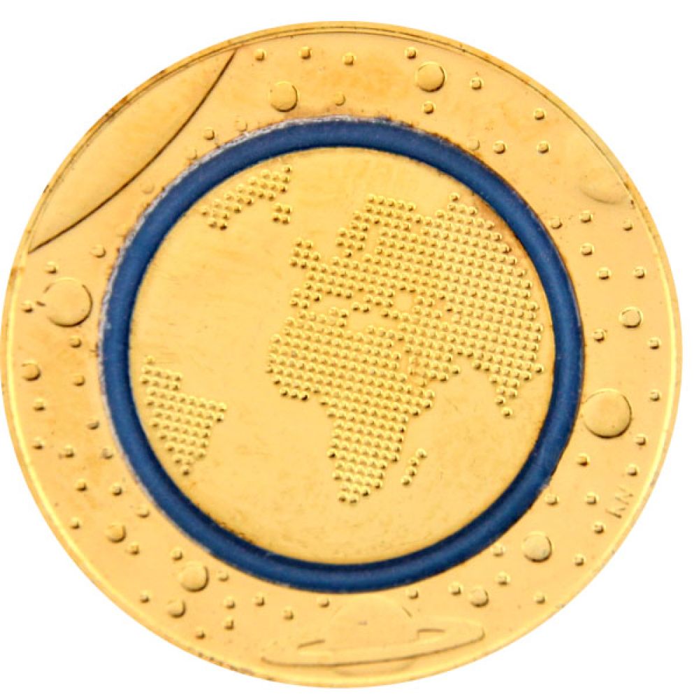 5 Euro Deutschland 2016 "Planet Erde" - vergoldet