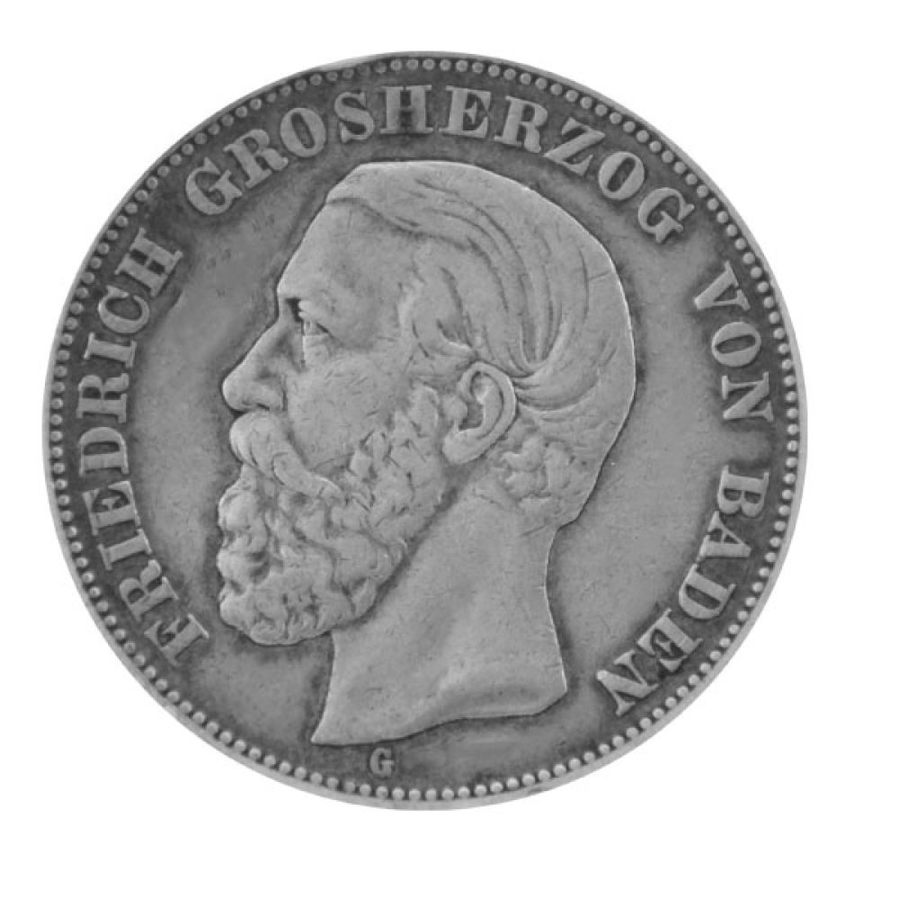 5 Mark Kaiserreich - Friedrich I (Baden) 1898 G - J.29