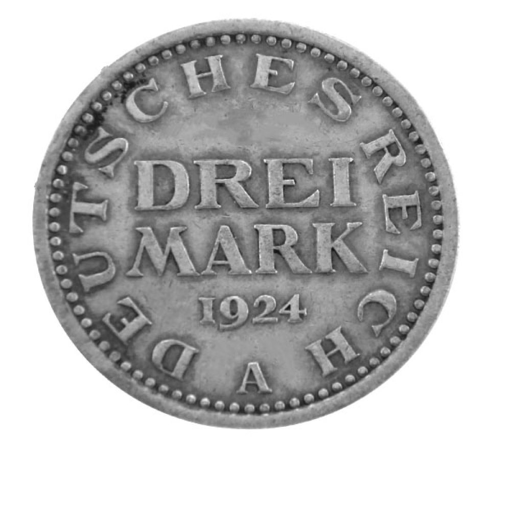 3 Mark Weimarer Republik 1924 A - J.312