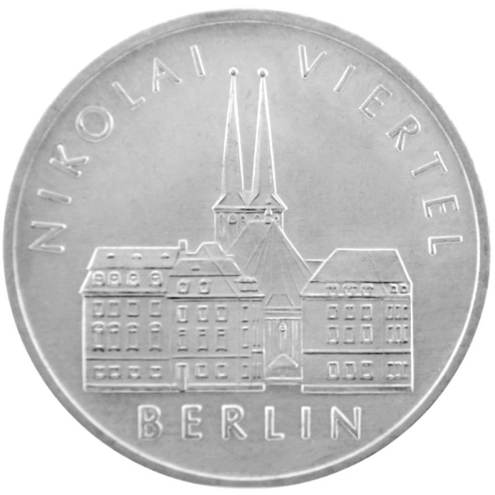 5 Mark DDR - Nikolaiviertel 1987 (J.1613)