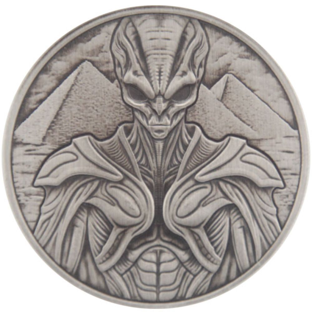 1 Oz Silber - Samoa - Alien 2025 - Antik finish