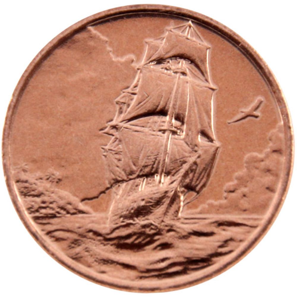 1/4 Unze Kupfer - Ascension Island - Segelschiff 2025