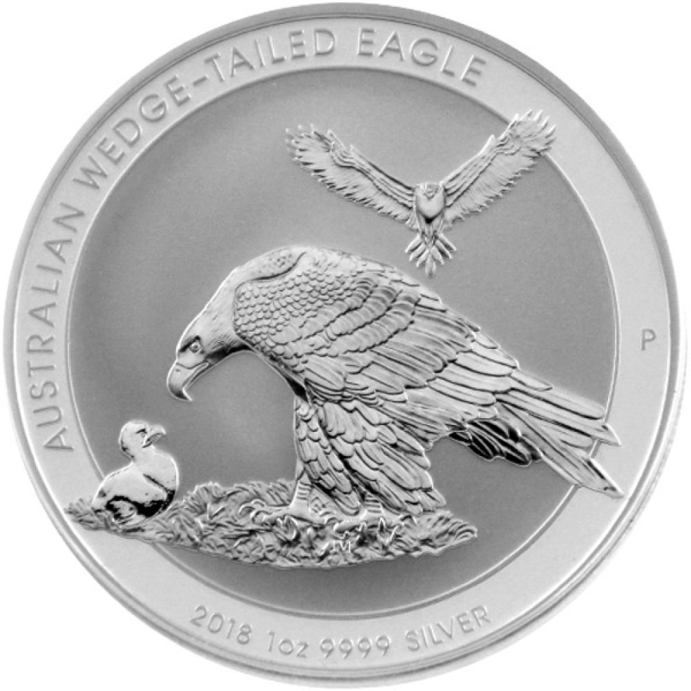 1 Oz Silber - Australien - Wedge-Tailed-Eagle 2018