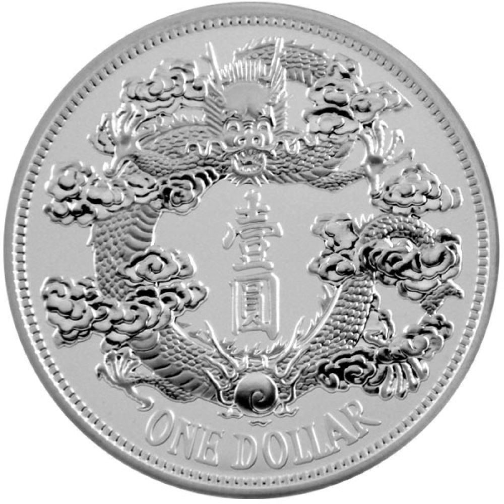 1 Oz Silber - China - Dragon Dollar Kiangnan Tientsin 2018