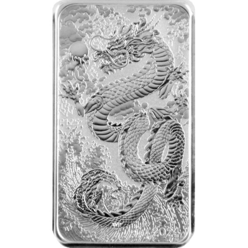 1 Oz Silber - Australien - Dragon Rectangle 2024