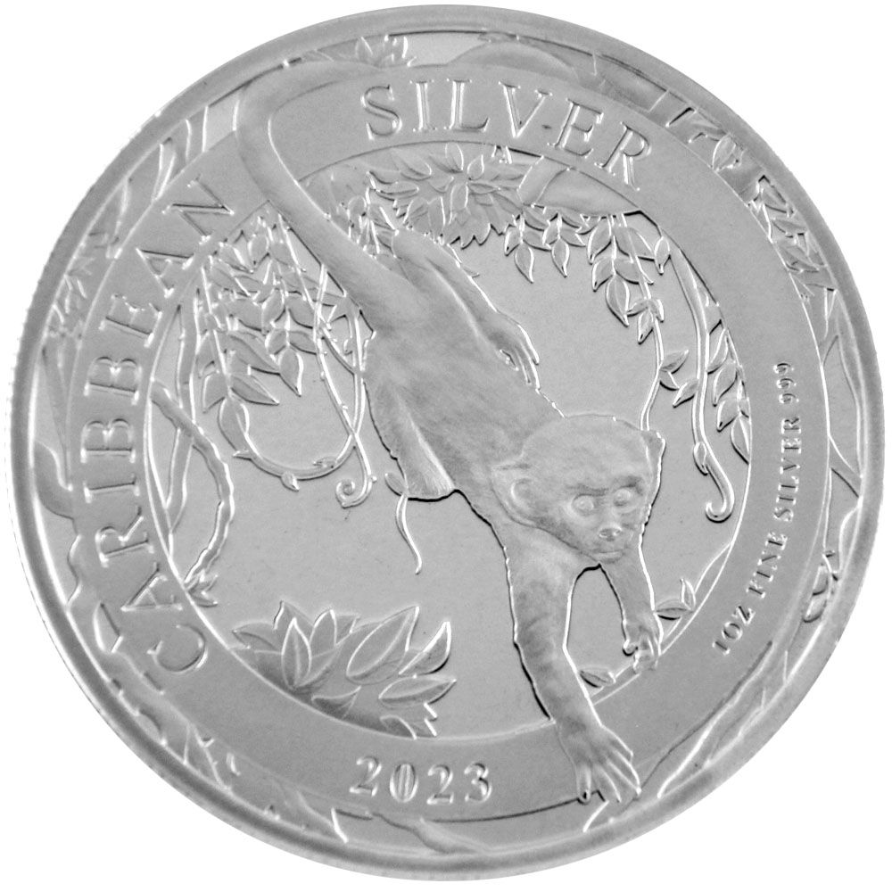 1 Oz Silber - Barbados - Green Monkey 2023