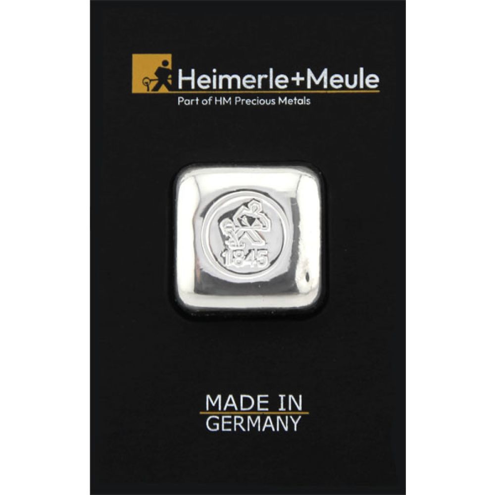 50g Silberbarren - Heimerle & Meule