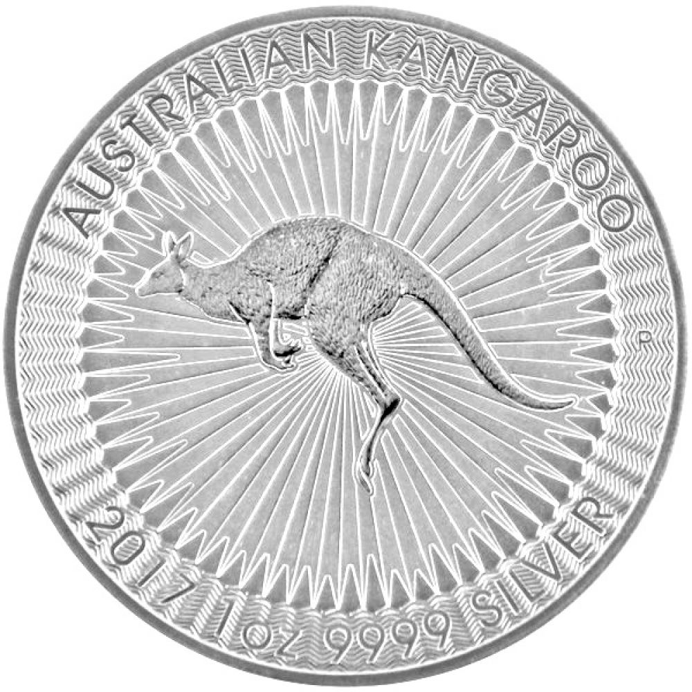 1 Oz Silber - Australien Perth Mint - Känguru 2017