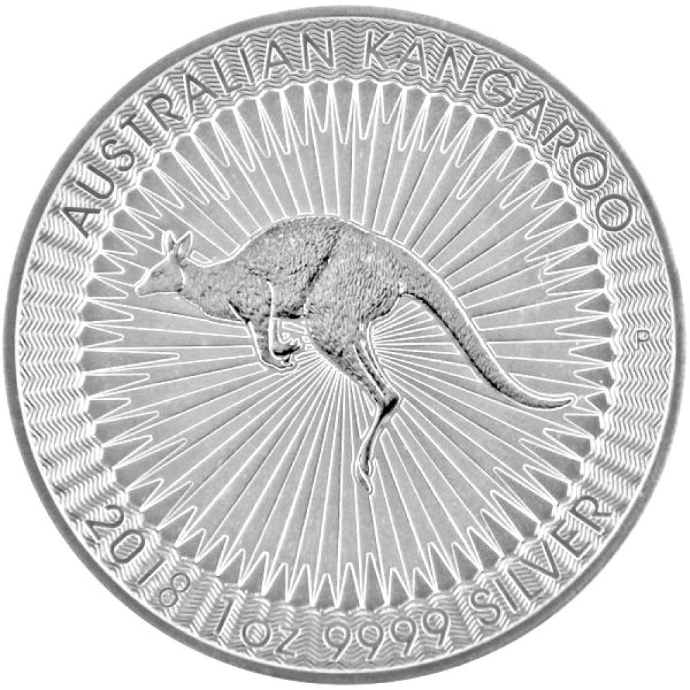 1 Oz Silber - Australien Perth Mint - Känguru 2018