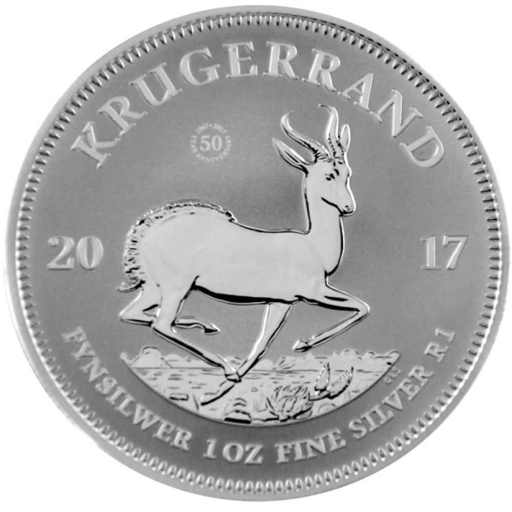 1 Oz Silber - Südafrika - Krügerrand 2017 Jubiläumsausgabe