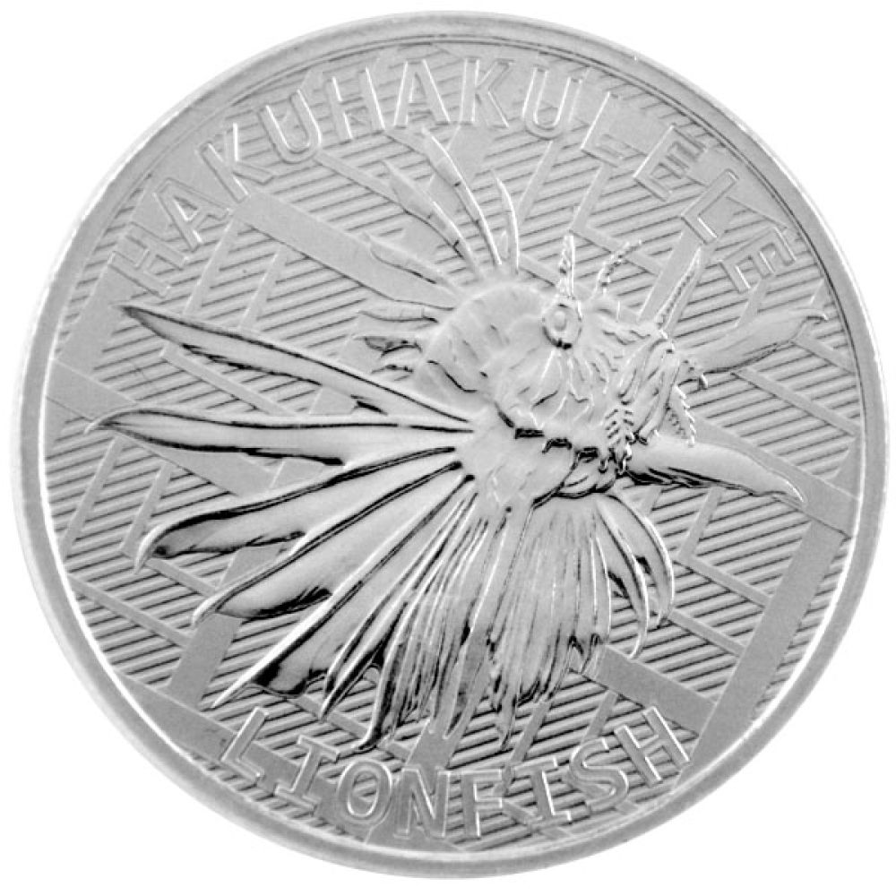1 Oz Silber - Tokelau - Hakuhakulele Lionfish 2022