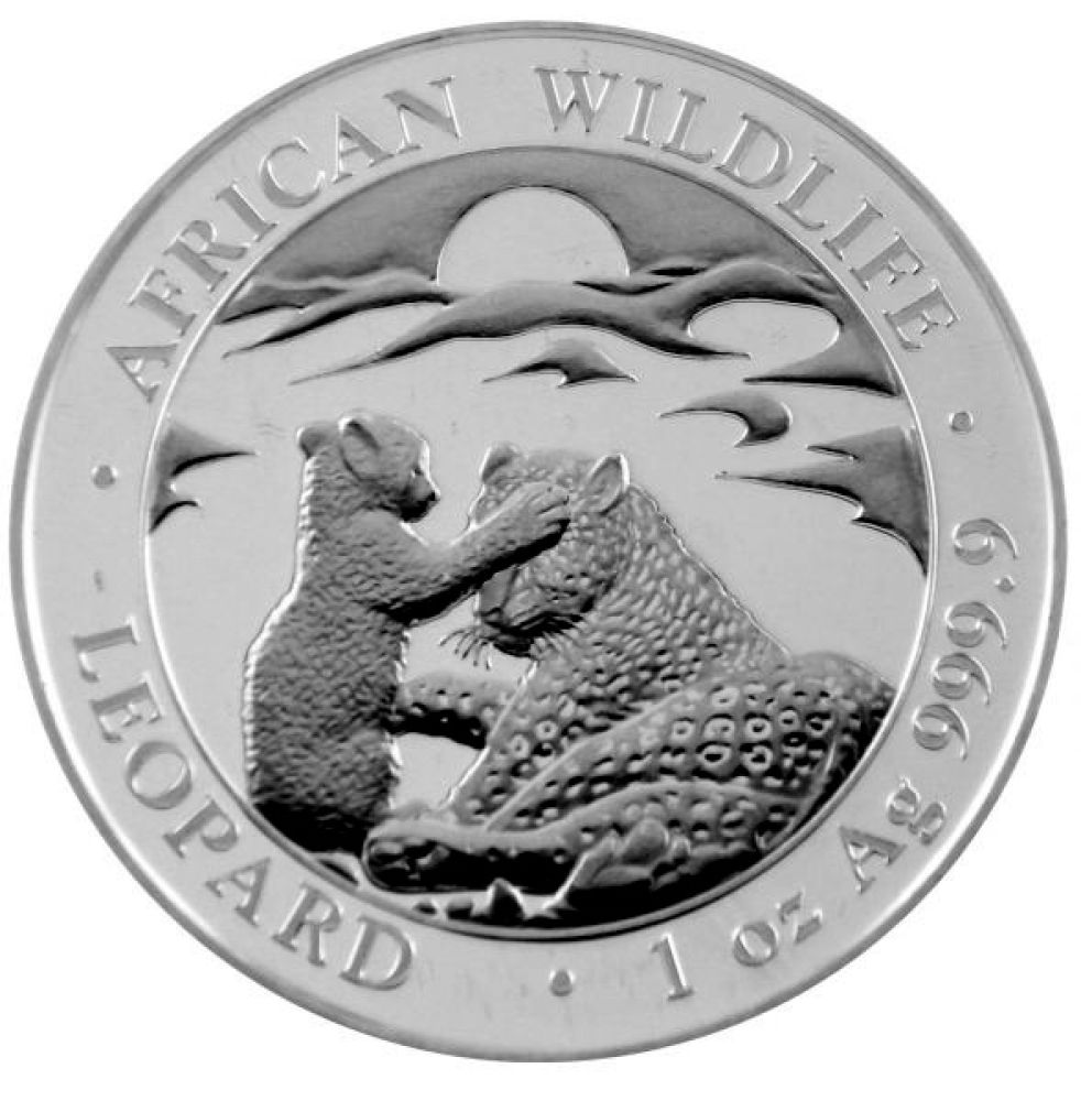 1 Oz Silber - Somalia - Leopard 2019