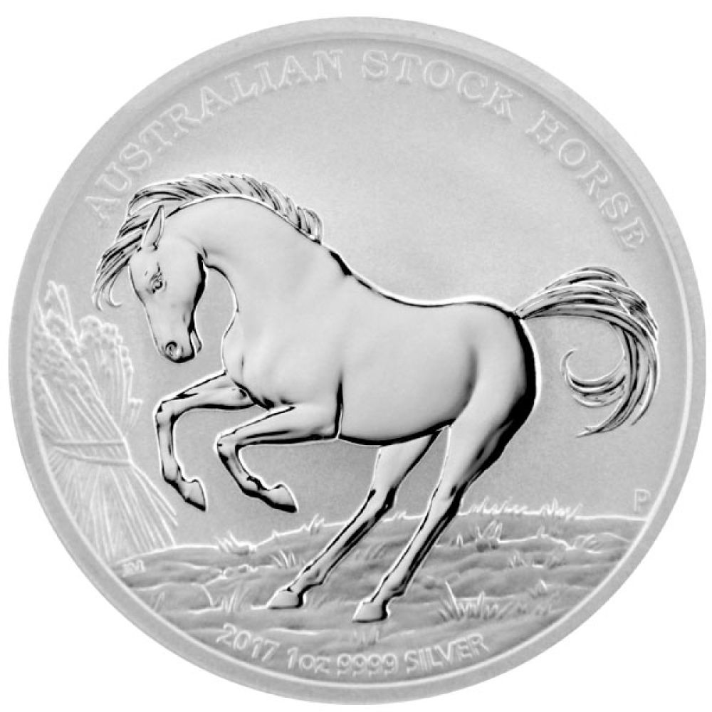 1 Oz Silber - Australien - Stock Horse 2017