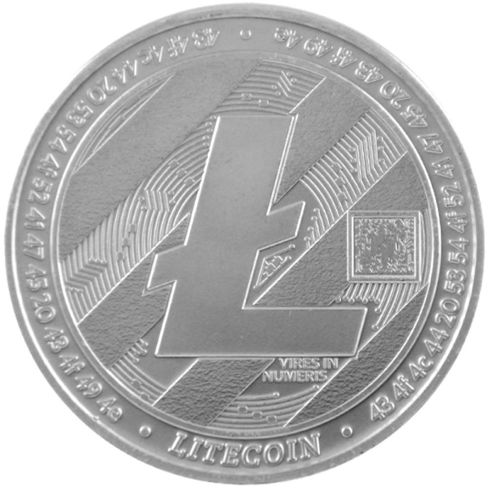 1 Oz Silber - Tschad - Cryptowährungen: Litecoin 2020